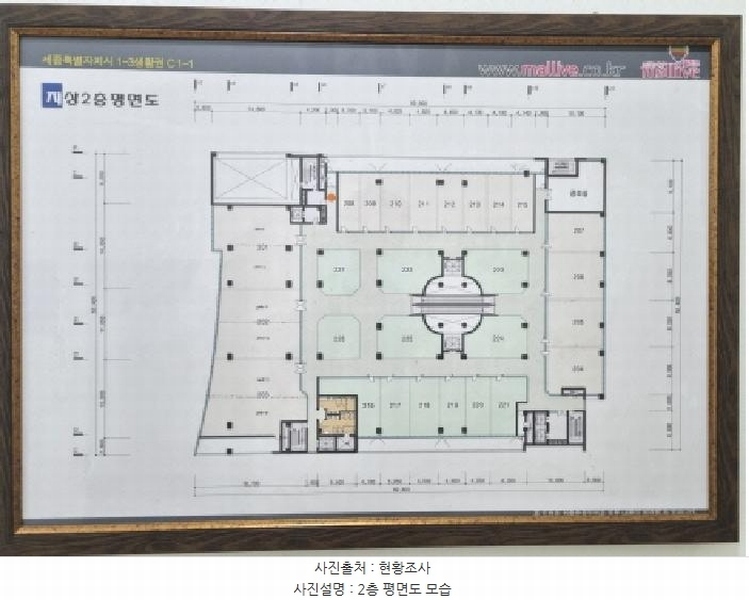 2025타경2989 세종특별자치시 도움1로 108, 몰리브 2층 218호 근린상가 경매 이미지