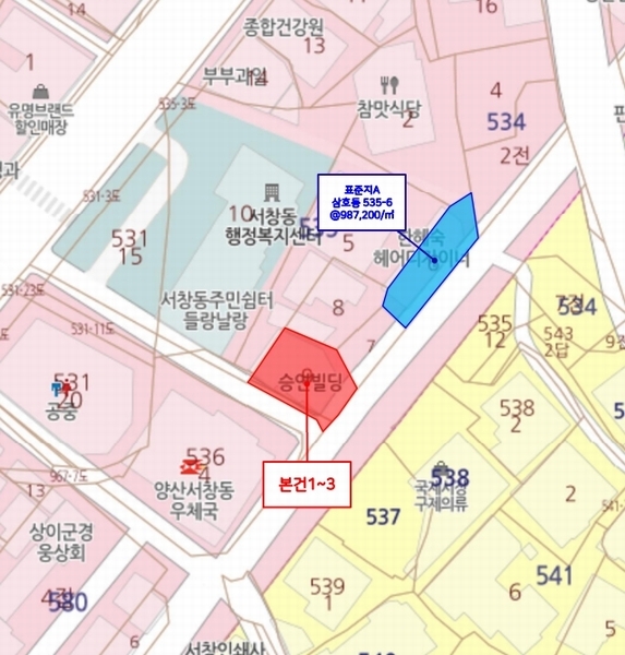 2025타경10999 경상남도 양산시 삼호동 535-9 근린주택 경매 이미지