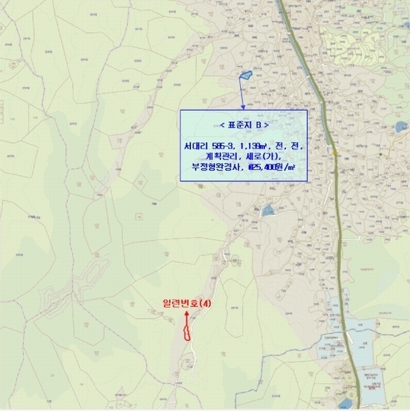 2025타경501887 충청남도 금산군 추부면 서대리 711 농지 경매 이미지