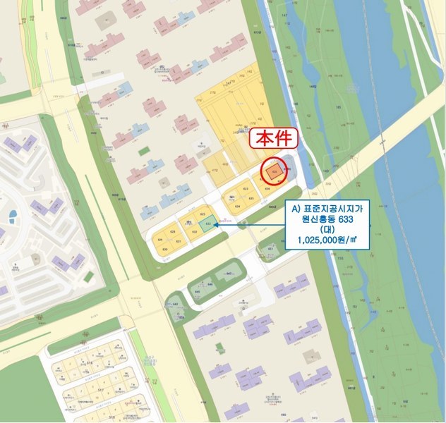 2025타경503579 대전광역시 유성구 원신흥동 620 대지 경매 이미지