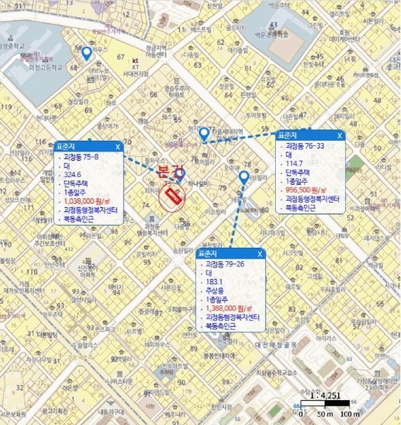 2025타경503602 대전광역시 서구 괴정동 75-37 다가구(원룸등) 경매 이미지