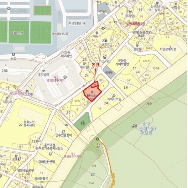 2025타경503636 대전광역시 중구 보문산로369번길 69, 베스티아빌Ⅲ 5층 503호 다세대(빌라)[공급36평형] 경매 이미지