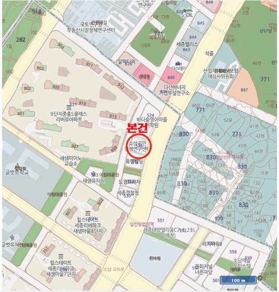 2025타경1009 세종특별자치시 소담동 526 오피스텔 경매 이미지