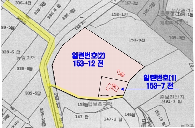 2024타경3186 충청남도 보령시 남포면 제석리 153-7 농지 경매 이미지