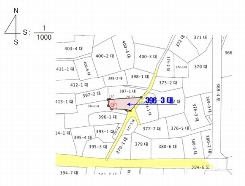 2024타경21658 충청남도 예산군 예산읍 예산리 396-3 대지 경매 이미지