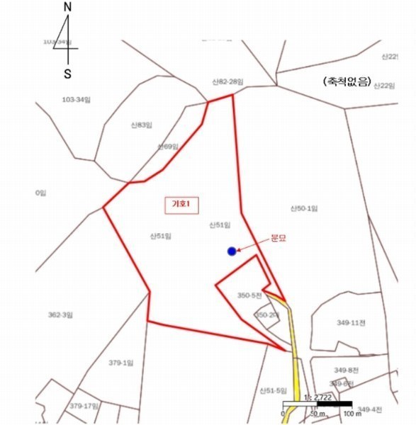 2024타경22286 충청남도 보령시 남포면 소송리 산51 임야 경매 이미지