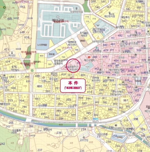 2025타경1016 충청남도 예산군 예산로 184, 세강메디컬빌딩 4층 403호 근린상가 경매 이미지