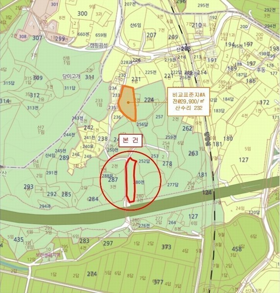 2025타경15223 충청남도 홍성군 홍북읍 산수리 281 농지 경매 이미지