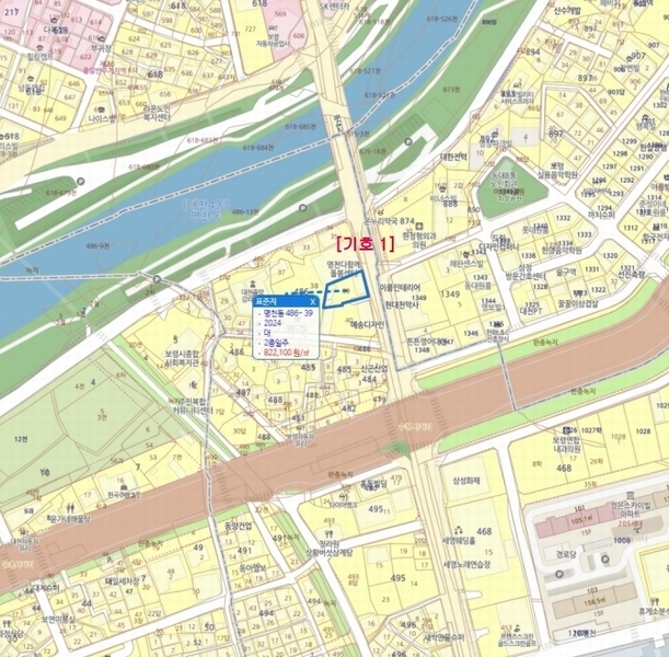 2025타경15261 충청남도 보령시 명천동 486-39 근린시설 경매 이미지