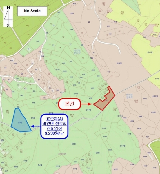 2025타경15550 충청남도 서천군 비인면 선도리 산15 임야 경매 이미지
