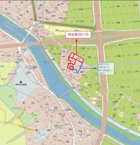 2025타경15637 충청남도 예산군 삽교읍 신리 405 농지 경매 이미지