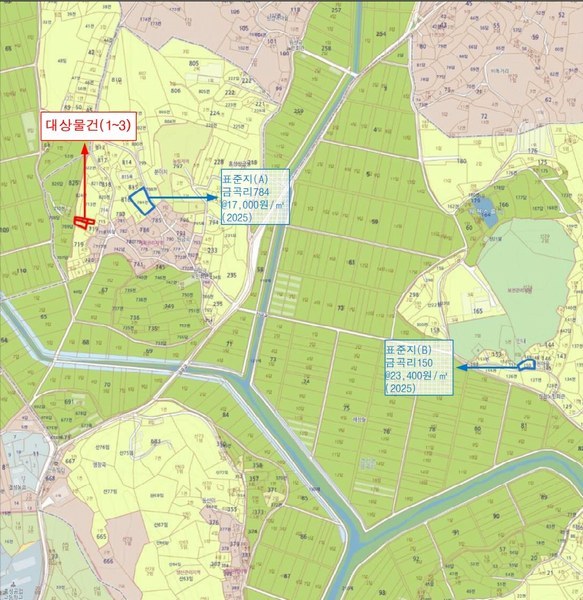 2025타경15673 충청남도 홍성군 결성면 금곡리 712-1 농지 경매 이미지