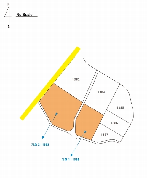 2025타경15736 충청남도 서천군 서면 도둔리 1383 대지 경매 이미지