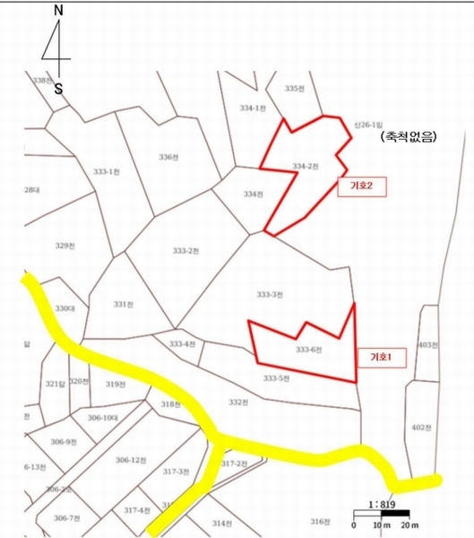 2025타경15984 충청남도 보령시 오천면 원산도리 333-6 임야 경매 이미지