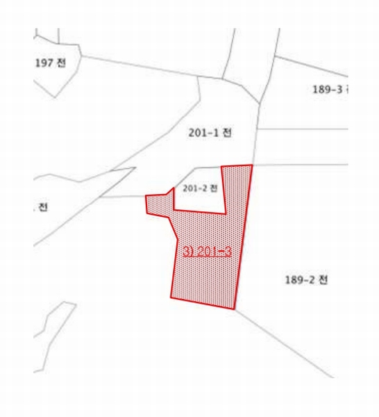 2025타경1014 충청남도 홍성군 은하면 장척리 201-3 농지 경매 이미지