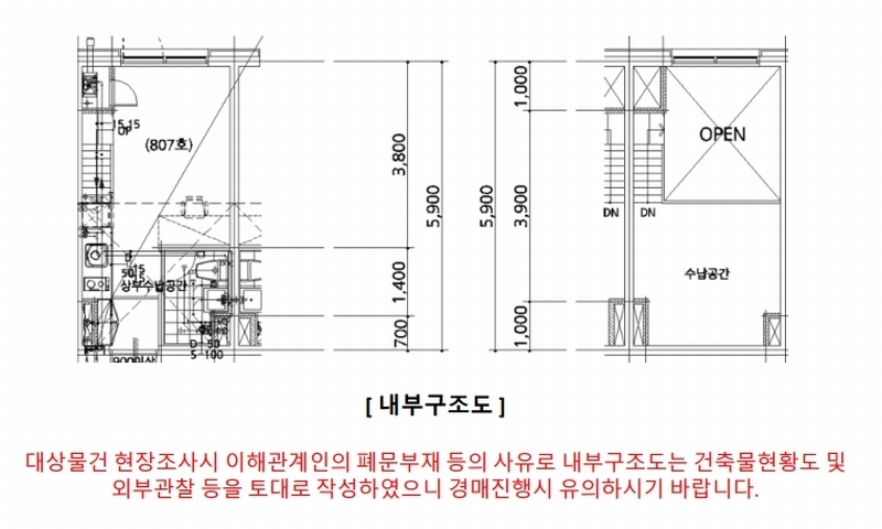 2025타경11136 서울특별시 금천구 시흥대로139길 19, 에스엠벨리체 8층 807호 오피스텔[계약7평형] 경매 이미지