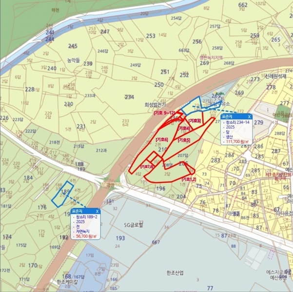 2025타경15561 충청남도 예산군 예산읍 창소리 206-2 농지 경매 이미지