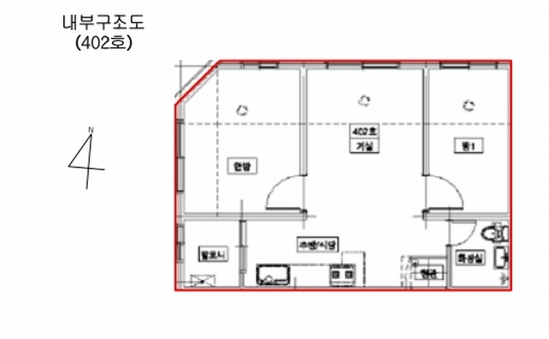 2025타경11156 서울특별시 강서구 곰달래로27길 74, 에스케이파크리움 4층 402호 다세대(빌라) 경매 이미지