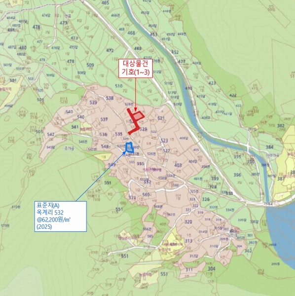 2025타경15847 충청남도 예산군 덕산면 옥계리 528-3 농지 경매 이미지