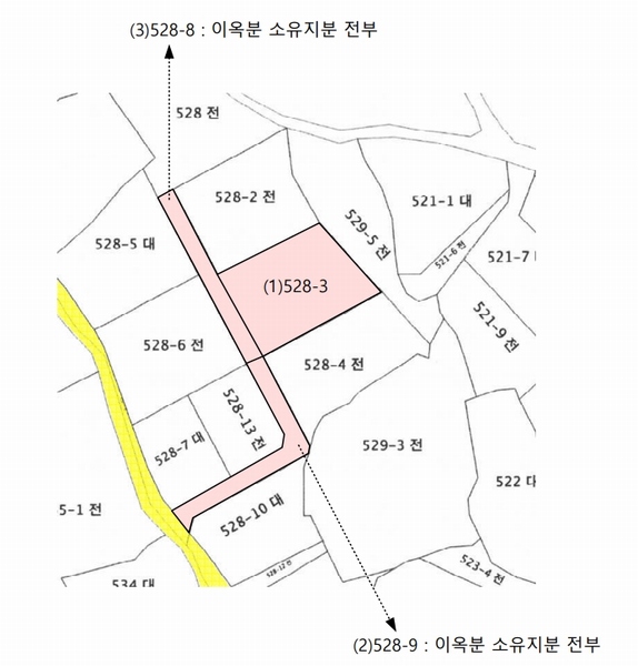 2025타경15847 충청남도 예산군 덕산면 옥계리 528-3 농지 경매 이미지