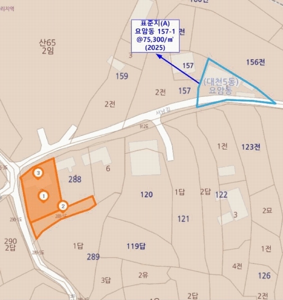 2025타경15894 충청남도 보령시 요암동 288-3 주택 경매 이미지