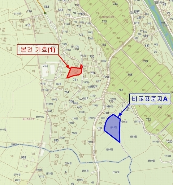 2025타경1033 울산광역시 울주군 두서면 차리 산110-1 임야 경매 이미지