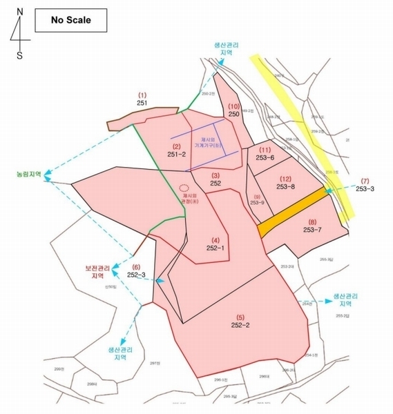 2025타경15598 충청남도 보령시 청라면 내현리 251 임야 경매 이미지