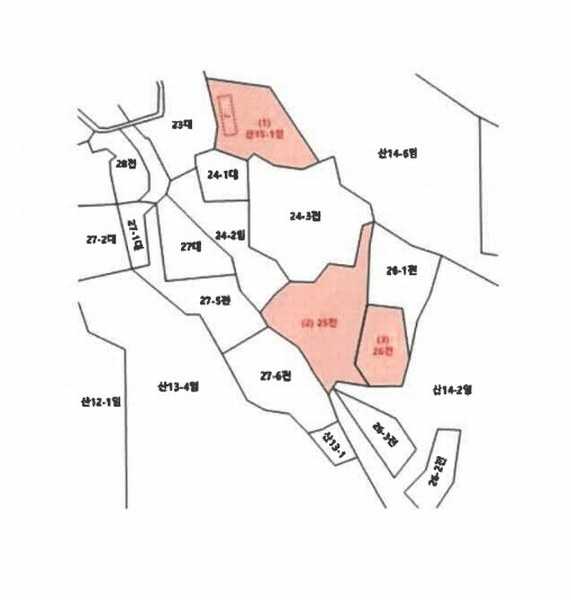 2025타경15642 충청남도 서천군 문산면 문장리 산15-1 임야 경매 이미지