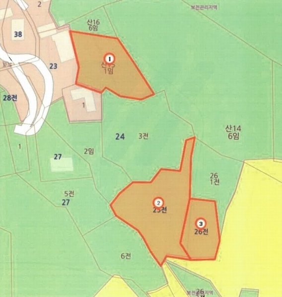 2025타경15642 충청남도 서천군 문산면 문장리 산15-1 임야 경매 이미지