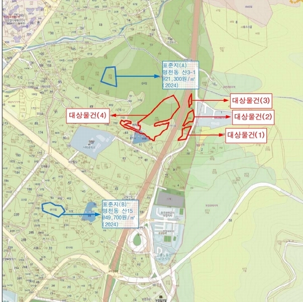 2025타경15665 충청남도 보령시 명천동 산5-12 임야 경매 이미지