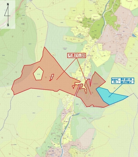 2025타경15684 충청남도 예산군 덕산면 둔리 산36-8 임야 경매 이미지