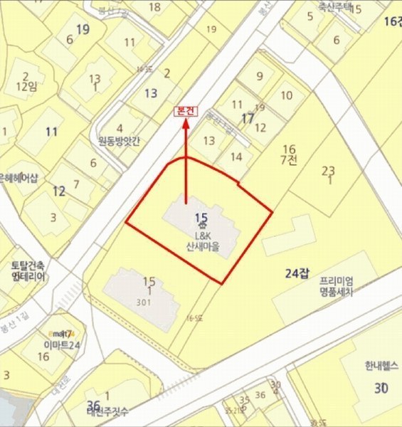2025타경15738 충청남도 보령시 대천로 81-12, 엘케이 산새마을 302동 3층 302호 아파트 경매 이미지