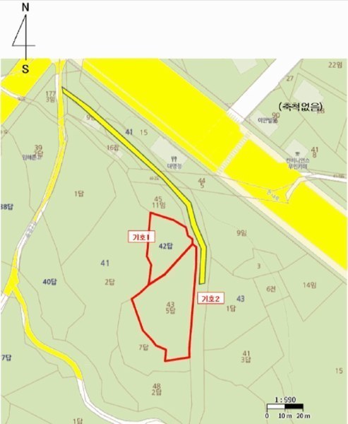 2025타경15733 충청남도 보령시 명천동 43-5 농지 경매 이미지