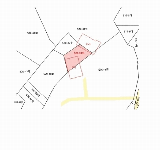 2025타경15788 충청남도 보령시 천북면 학성리 520-33 임야 경매 이미지