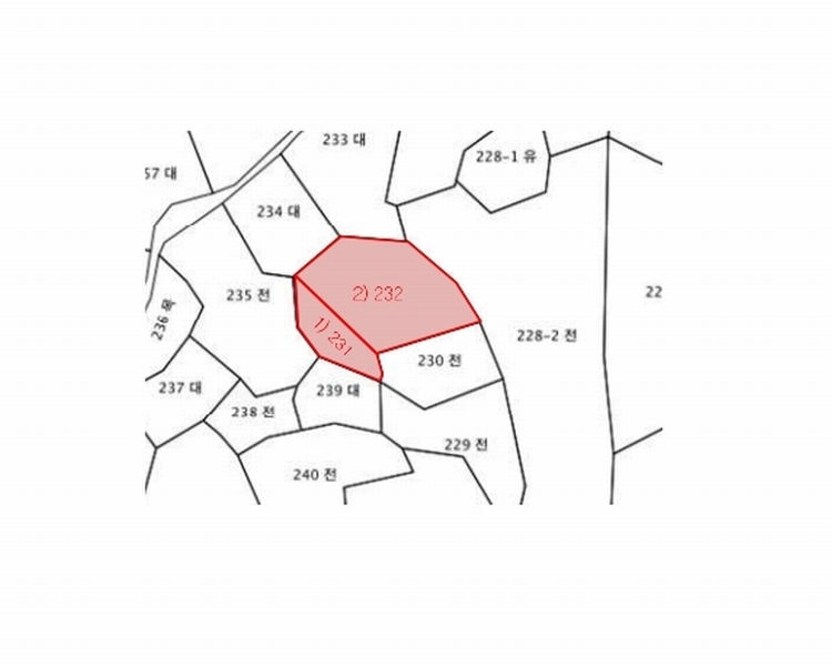2025타경15803 충청남도 홍성군 은하면 장척리 231 대지 경매 이미지