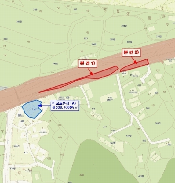 2025타경15837 충청남도 보령시 내항동 401-2 도로 경매 이미지