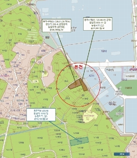 2024타경23275 충청남도 논산시 성동면 원남리 853-8 공장 경매 이미지