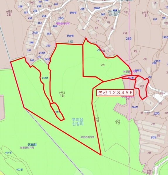 2025타경20167 충청남도 부여군 부여읍 신정리 202-1 주택 경매 이미지