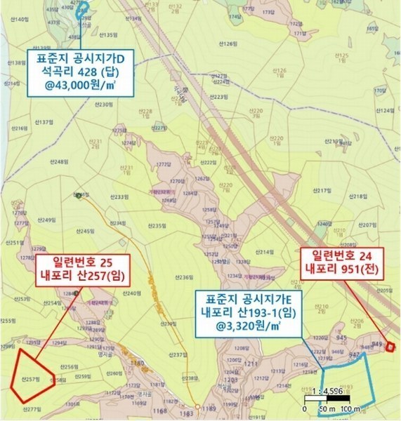 2024타경869 경상남도 창원시 마산합포구 구산면 내포리 산257 임야 경매 이미지