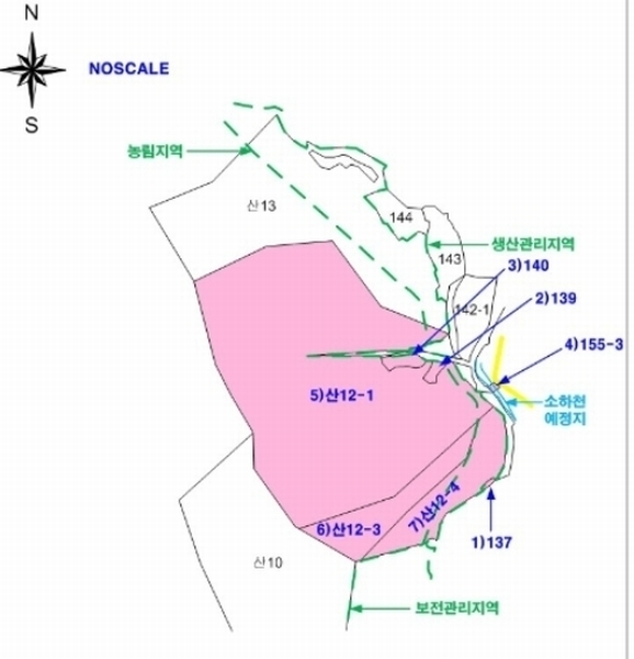 2024타경1015 충청남도 논산시 양촌면 반암리 137 임야 경매 이미지