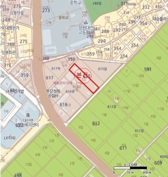 2025타경11293 경상남도 창원시 의창구 대산면 제동리 615-2 공장 경매 이미지