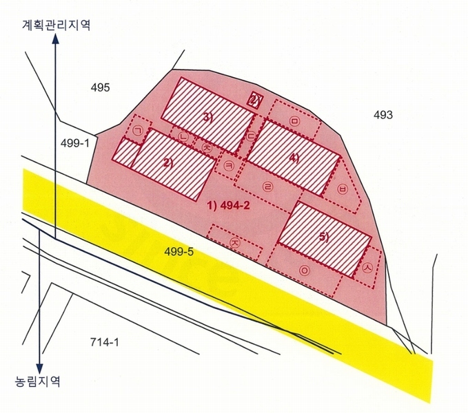 2023타경909 충청남도 논산시 은진면 시묘리 494-2 공장 경매 이미지