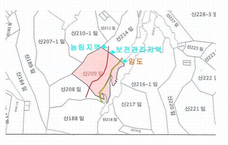 2025타경20282 충청남도 부여군 충화면 천당리 산209 임야 경매 이미지
