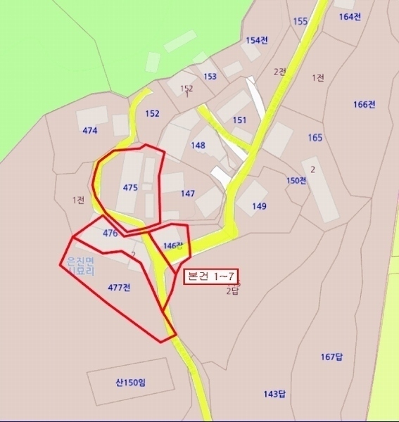 2025타경20309 충청남도 논산시 은진면 시묘리 476-2 주택 경매 이미지