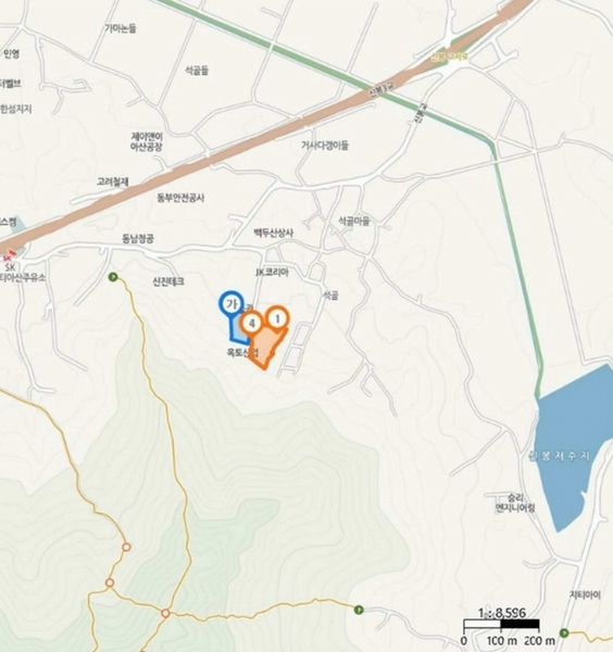 2024타경106890 충청남도 아산시 영인면 신봉리 446-28 공장 경매 이미지