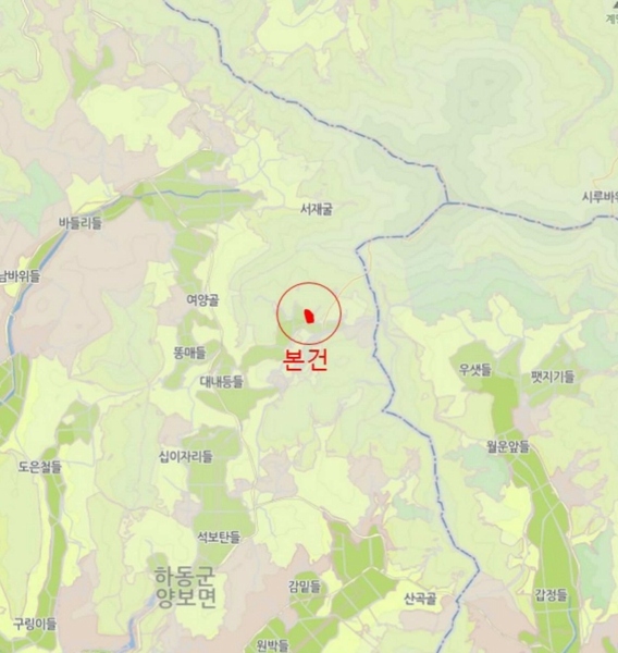 2025타경573 경상남도 하동군 양보면 통정리 15 농지 경매 이미지