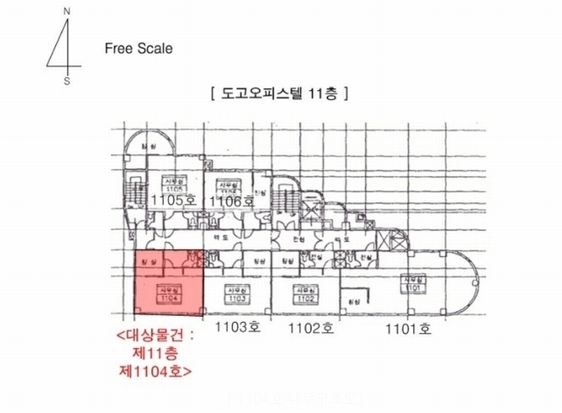 2025타경10071 충청남도 아산시 도고면 도고온천로 154, 도고오피스텔 11층 1104호 오피스텔[계약26평형] 경매 이미지