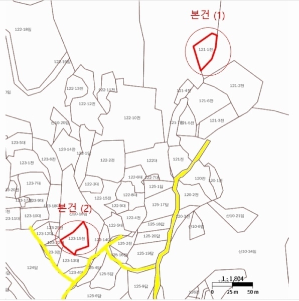2025타경11232 충청남도 천안시 동남구 북면 납안리 123-15 농지 경매 이미지