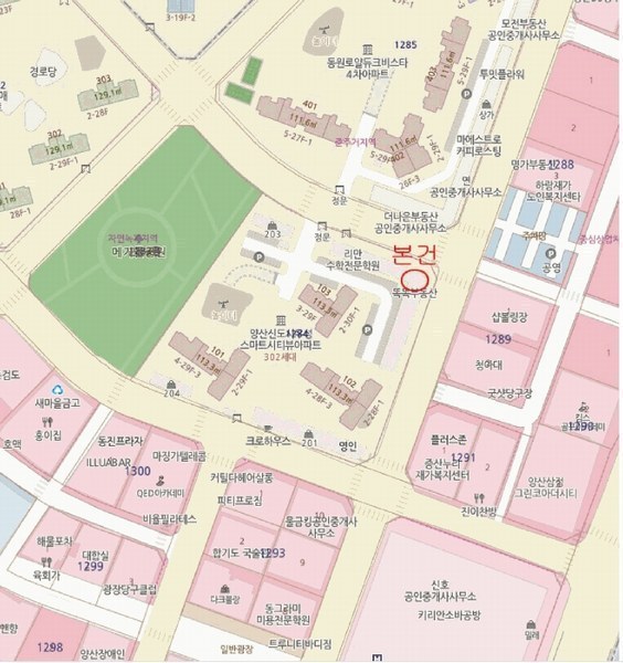 2025타경11405 경상남도 양산시 물금읍 백호로 156, 우성스마트시티뷰 202동 1층 109호 근린상가 경매 이미지
