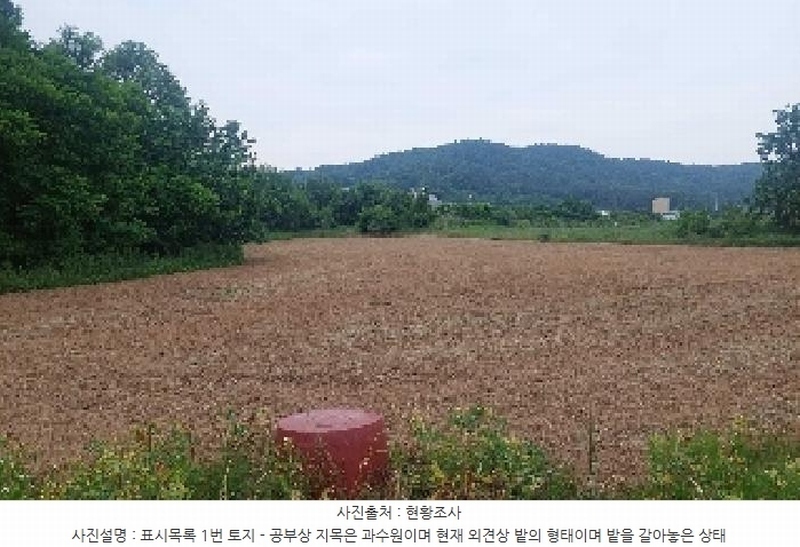 2025타경11802 충청남도 아산시 신인동 20 과수원 경매 이미지